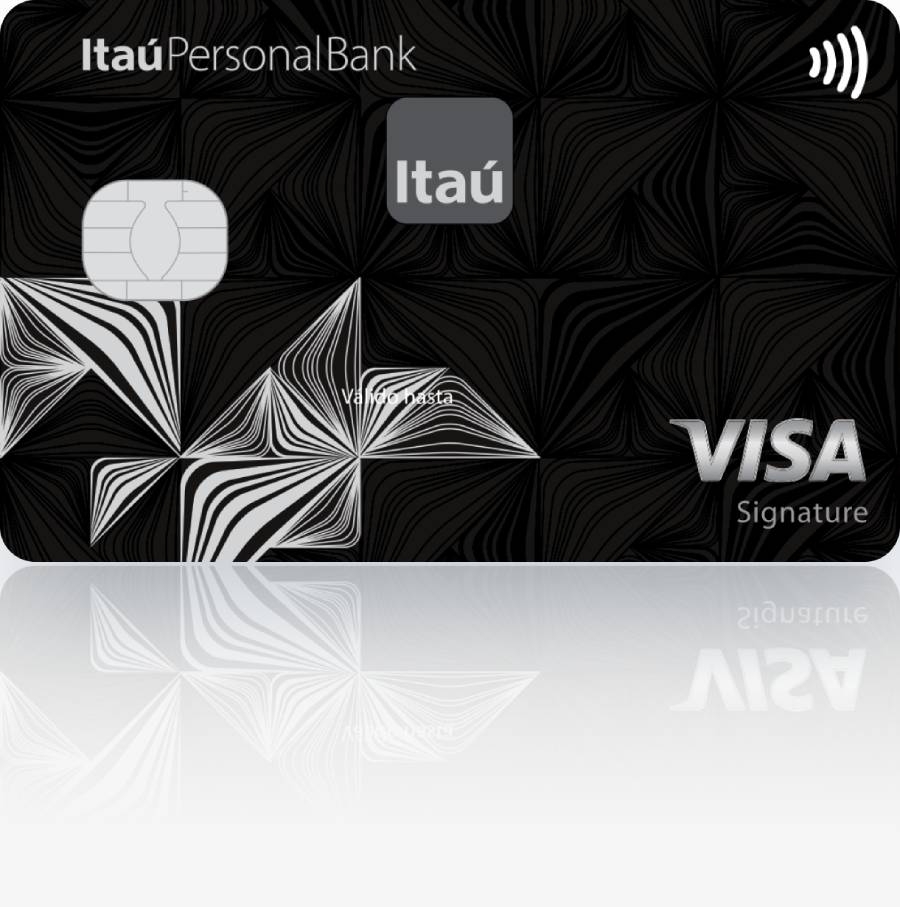 Tarjeta Visa Signature Personal Bank Itau Show